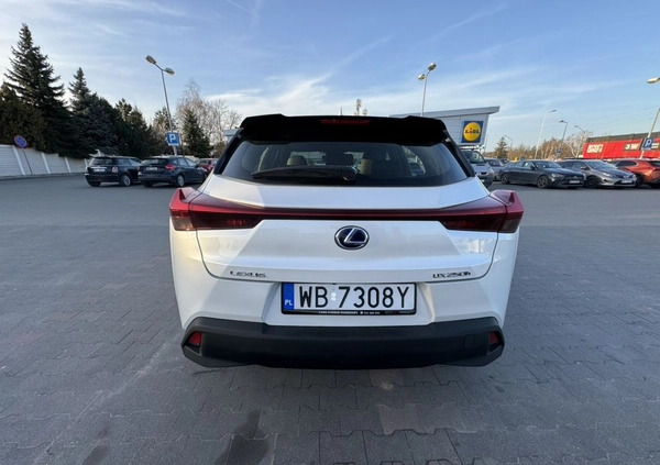 Lexus UX cena 110085 przebieg: 48500, rok produkcji 2020 z Warszawa małe 154